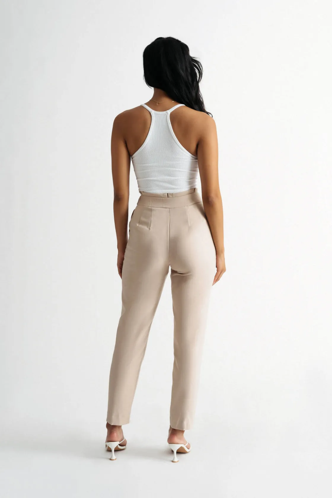 Tobi Make My Way Black Paperbag Pants