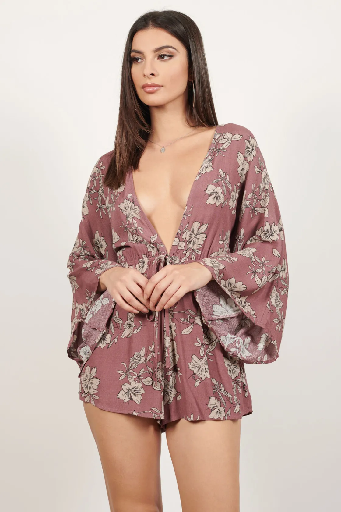Tobi Make You Mine Plunging Romper -