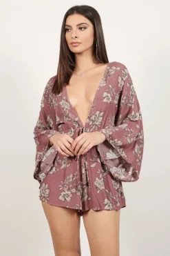 Tobi Make You Mine Plunging Romper -