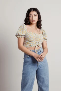 Tobi Make You Think Crop Top -