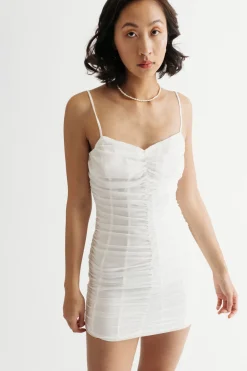 Tobi Mariah Ruched Bodycon Mini Dress