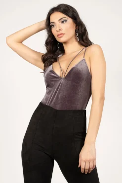 Tobi Mariko Open Back Bodysuit - Black