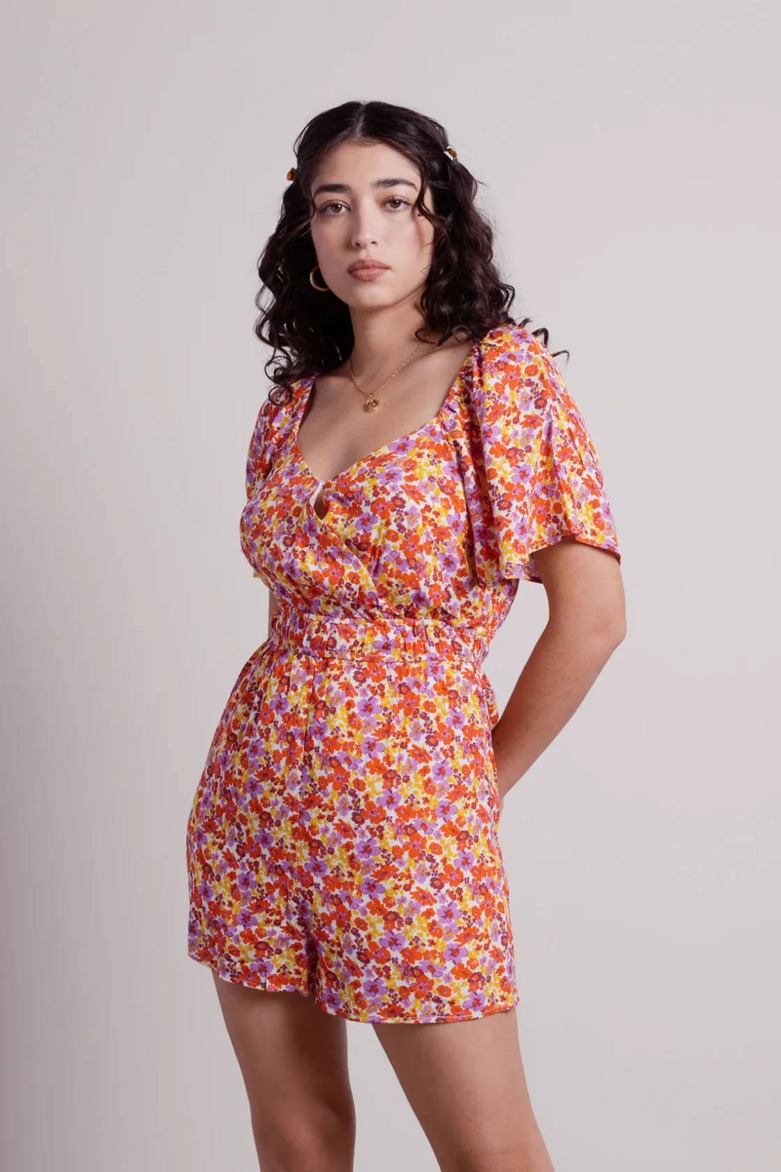 Tobi Marina Floral Romper -