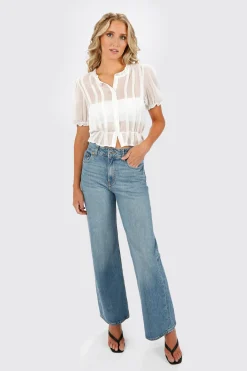 Tobi Marleigh Sheer Blouse -