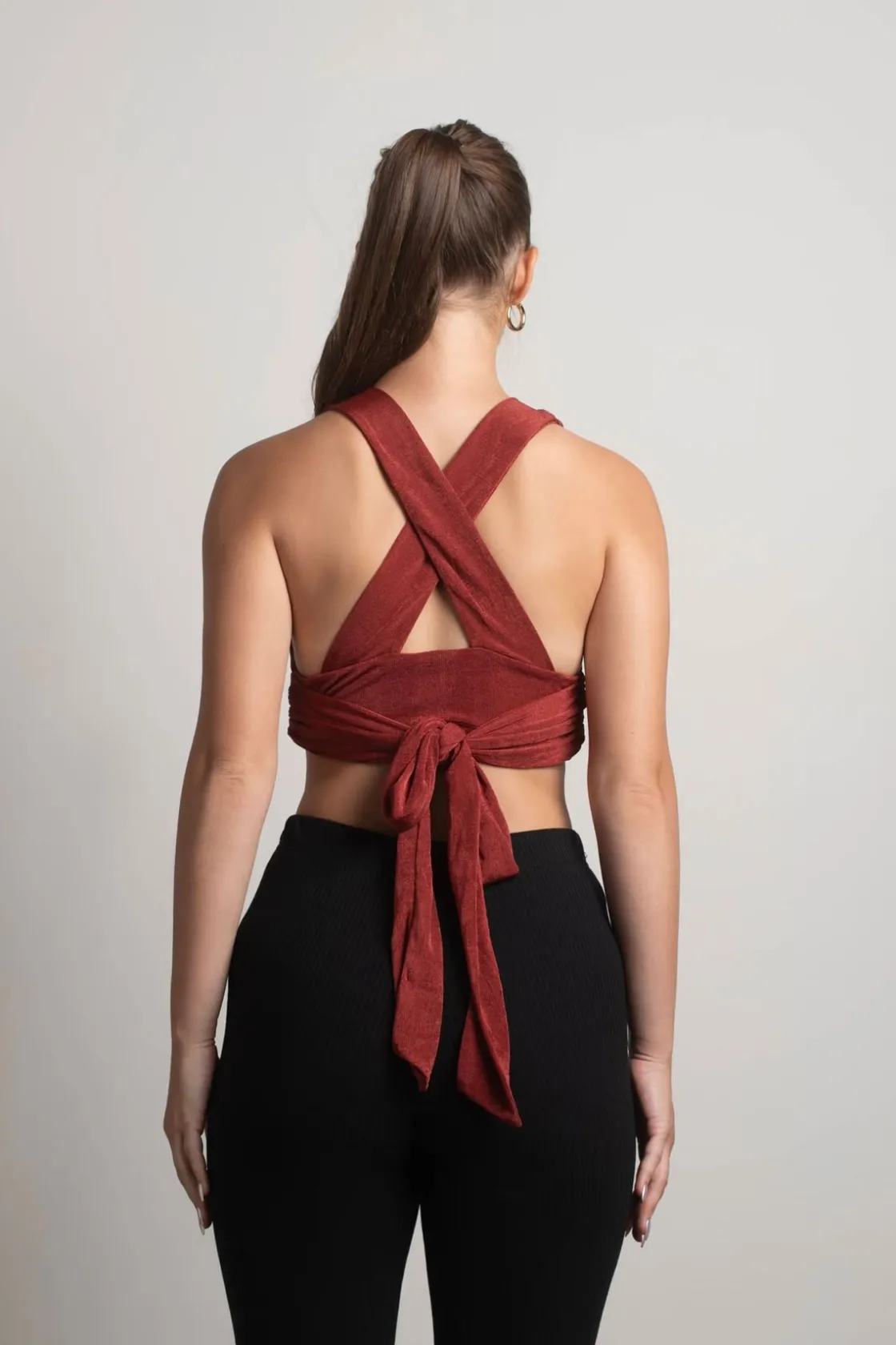 Tobi Maybe This Is Right Crop Top - Black
