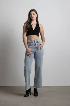 Tobi Maybe This Is Right Crop Top - Black