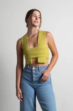 Tobi Meeko Crop Top - Bone