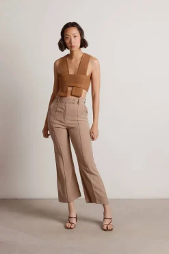 Tobi Meeko Crop Top - Bone