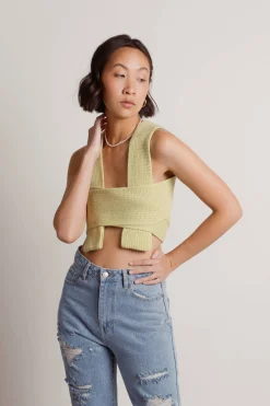 Tobi Meeko Crop Top - Bone