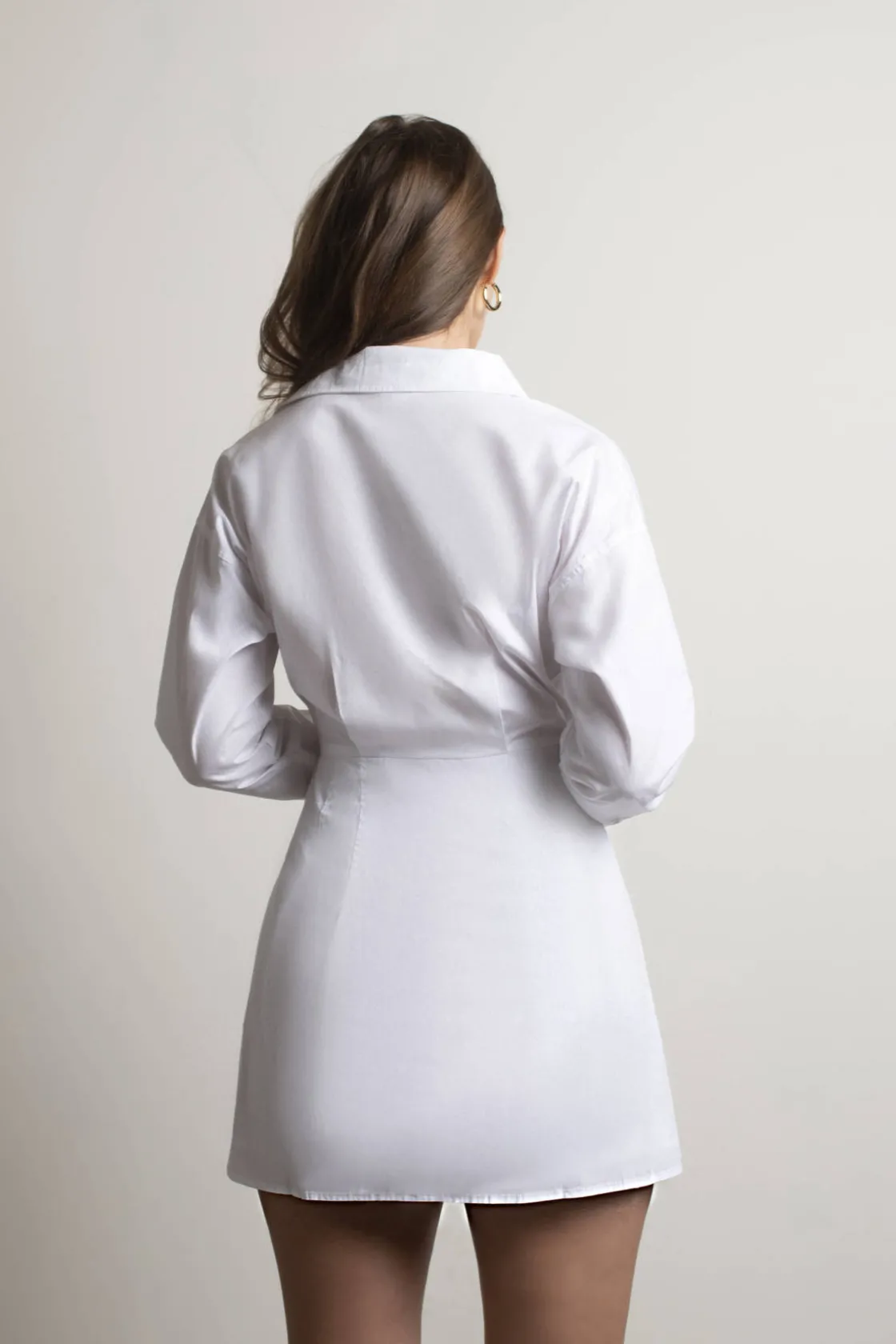 Tobi Meet You There Collared A-line Mini Dress -