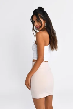 Tobi Melrose Lace Up Mini Skirt - Black
