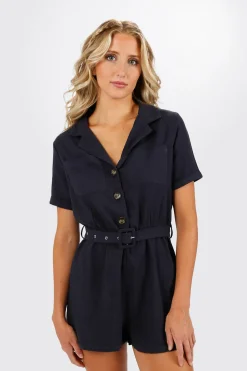 Tobi Meyer Belted Romper -