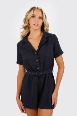 Tobi Meyer Belted Romper -
