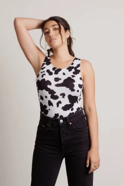 Tobi Milkshake Cross Back Bodysuit -