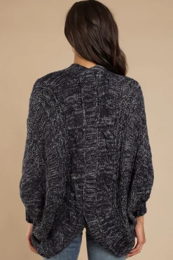 Tobi Miraval Chunky Knit Sweater - Navy