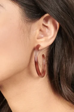 Tobi Missing You Hoop Earrings