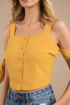 Tobi Moon River Sunshine Crop Top -