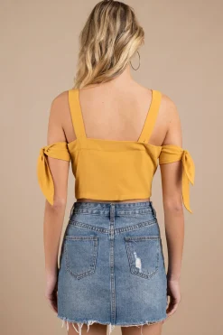 Tobi Moon River Sunshine Crop Top -