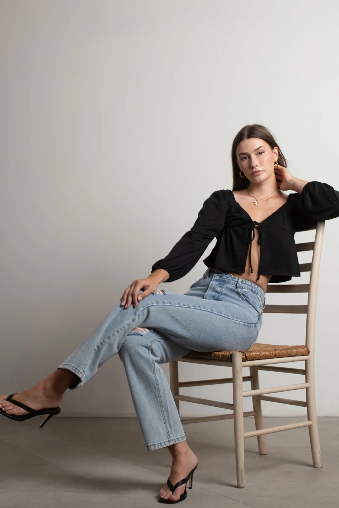 Tobi More Of This Crop Top - Black