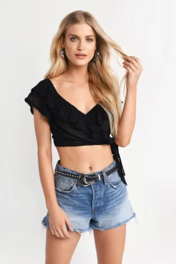 Tobi Morgan Crop Top - Black
