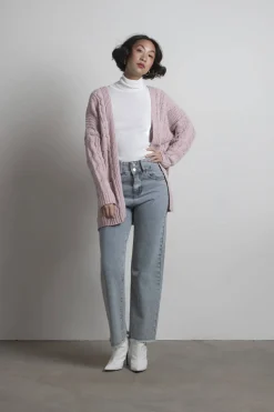 Tobi My Comfort Zone Cable Knit Cardigan -