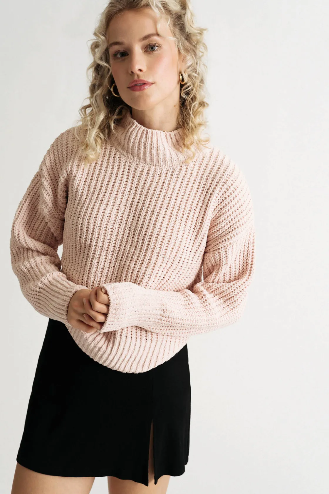 Tobi My Sweetie Mock Neck Sweater -