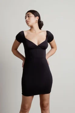 Tobi Myra Off Shoulder Bodycon Mini Dress