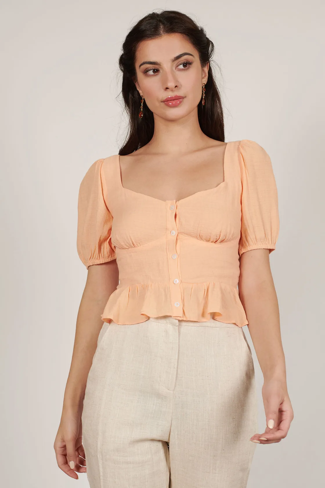 Tobi Naomi Button Up Blouse -