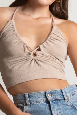 Tobi Natalia Crop Top - Olive