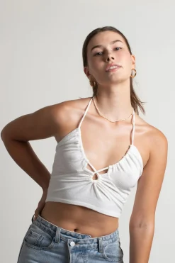 Tobi Natalia Crop Top - Olive