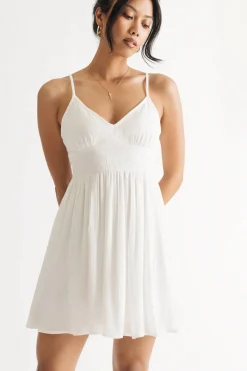 Tobi Natalia Cutout Babydoll Mini Dress