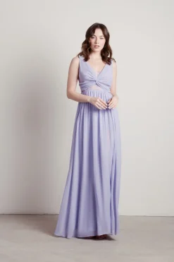 Tobi Natasha Front Twist Slit Maxi Dress -