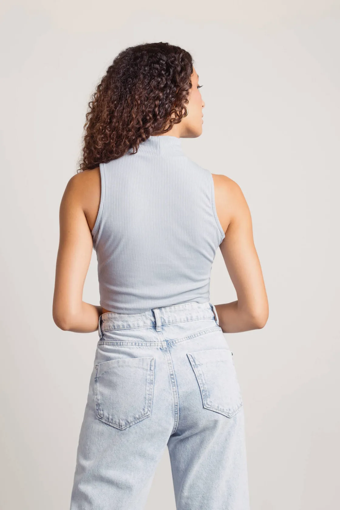 Tobi Neil Crop Top - Blue