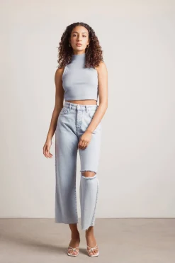 Tobi Neil Crop Top - Blue