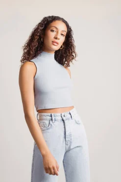 Tobi Neil Crop Top - Blue