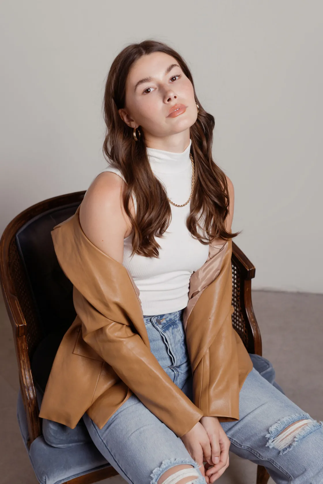 Tobi Neil Crop Top - Blue