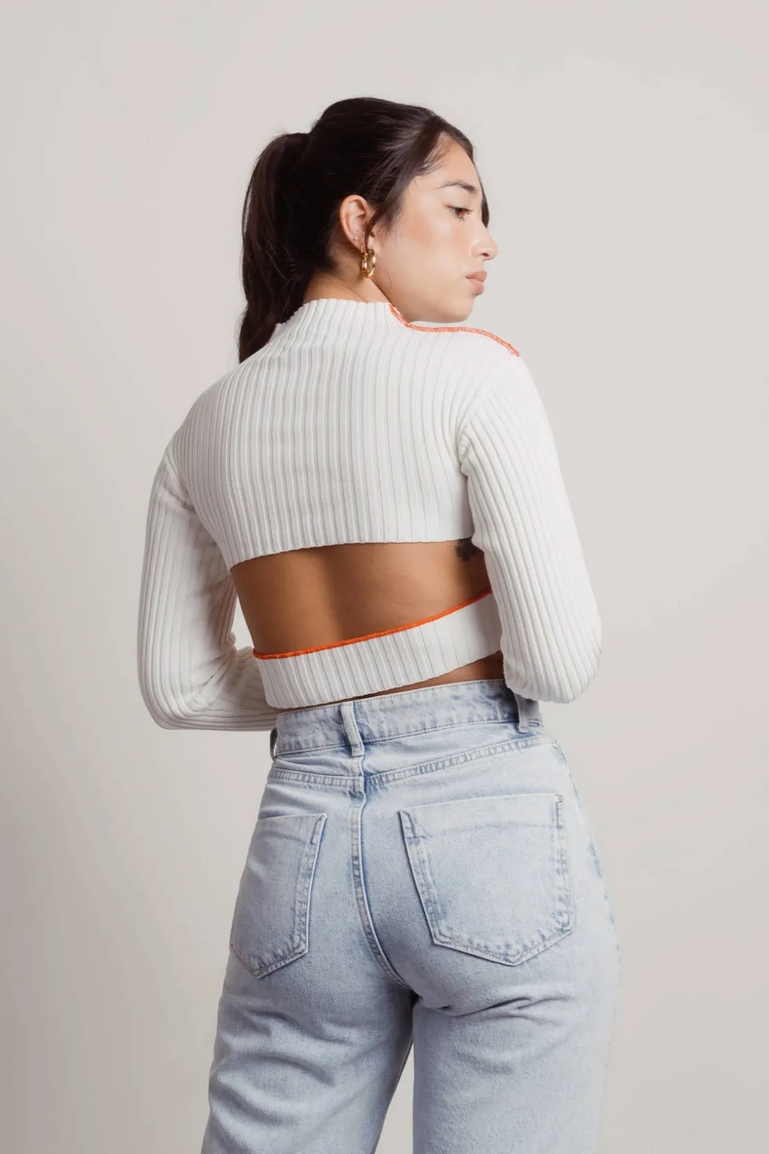 Tobi New Life Crop Top - Toffee-Brown