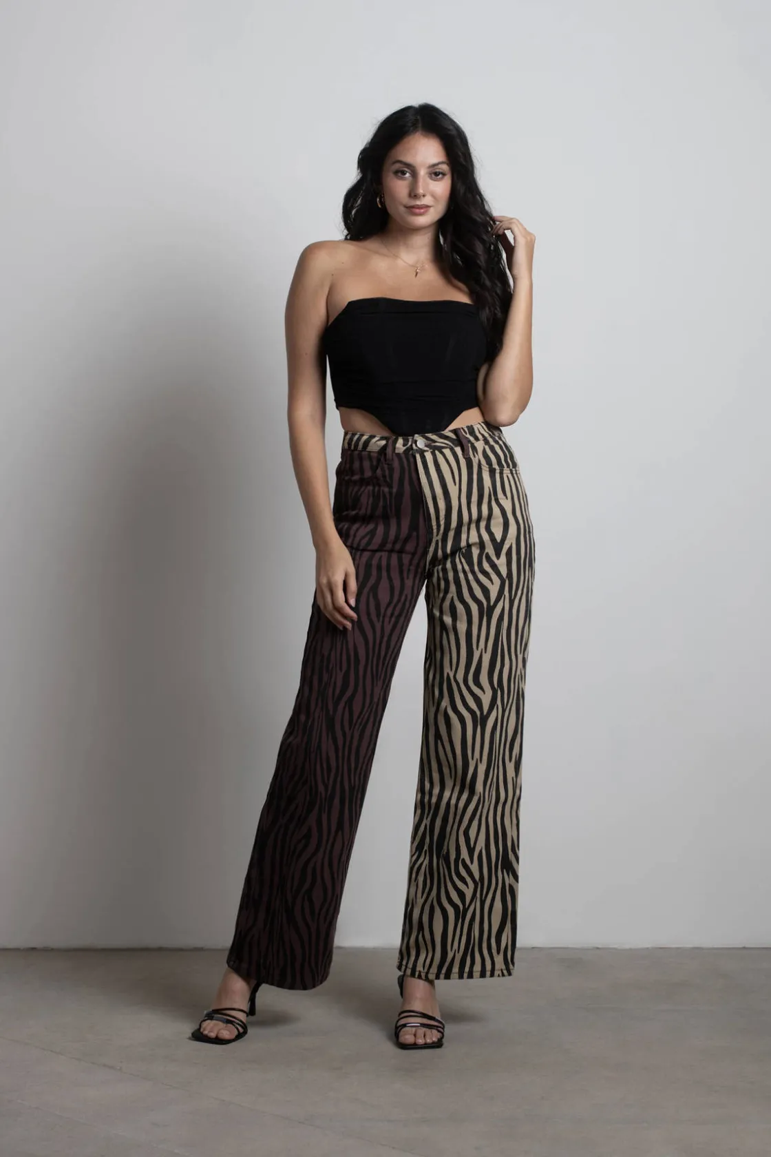 Tobi Night Drive Straight Leg Pants -