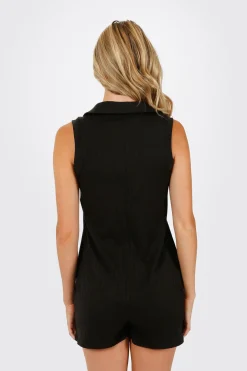 Tobi No Time To Call Collared Romper -