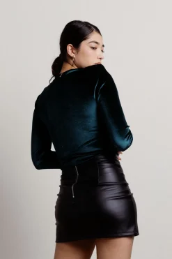 Tobi Noel Velvet Bodysuit -