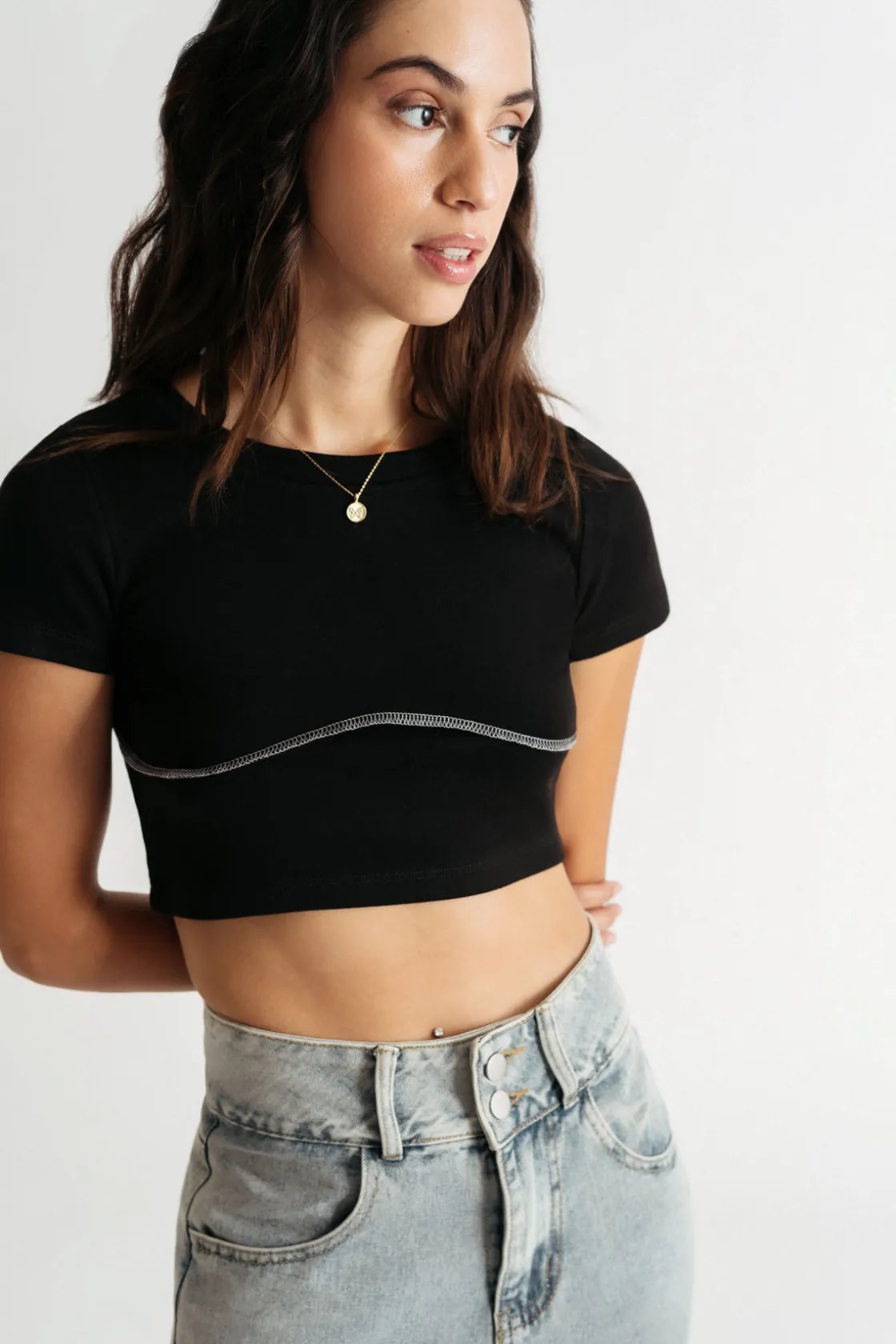 Tobi Nono Crop Top - Sand