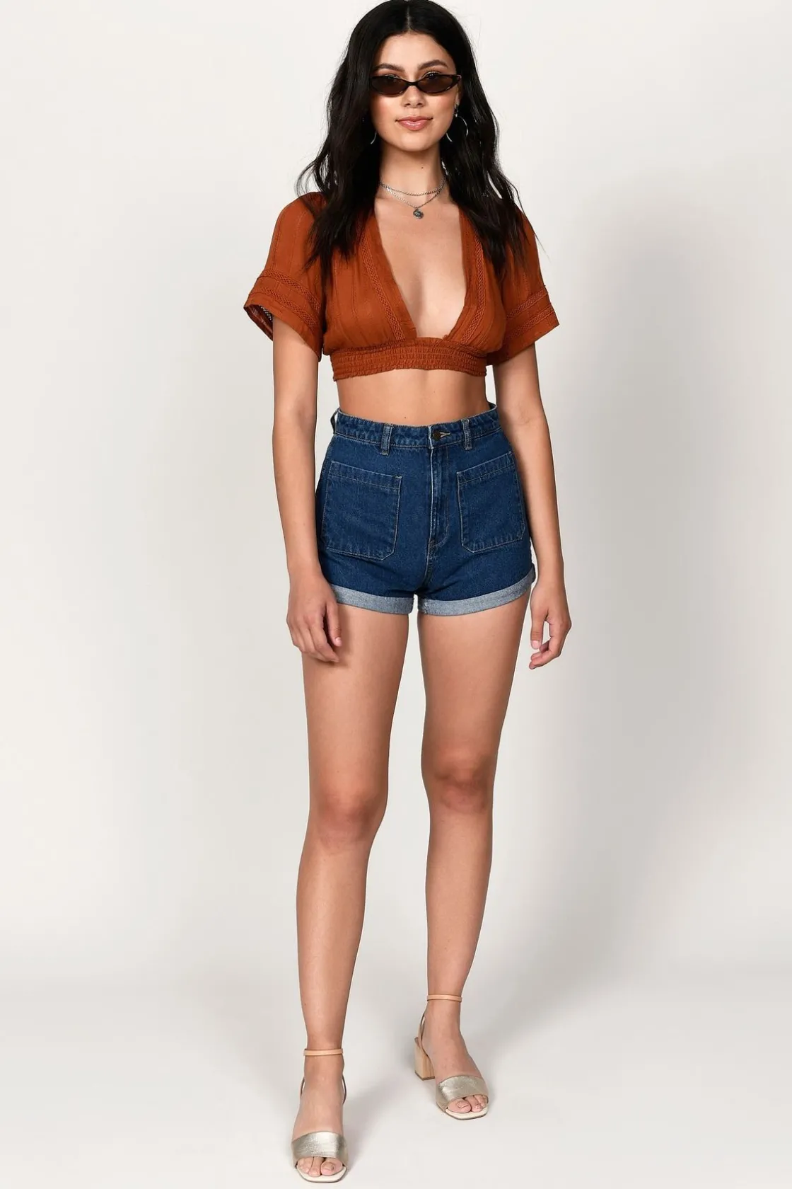 Tobi Not For You Crop Top - White