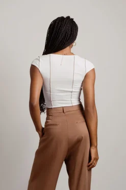Tobi Not My Problem Tank Top - Brown