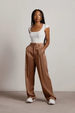 Tobi Not My Problem Tank Top - Brown