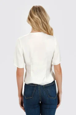 Tobi Nyra Satin Blouse -
