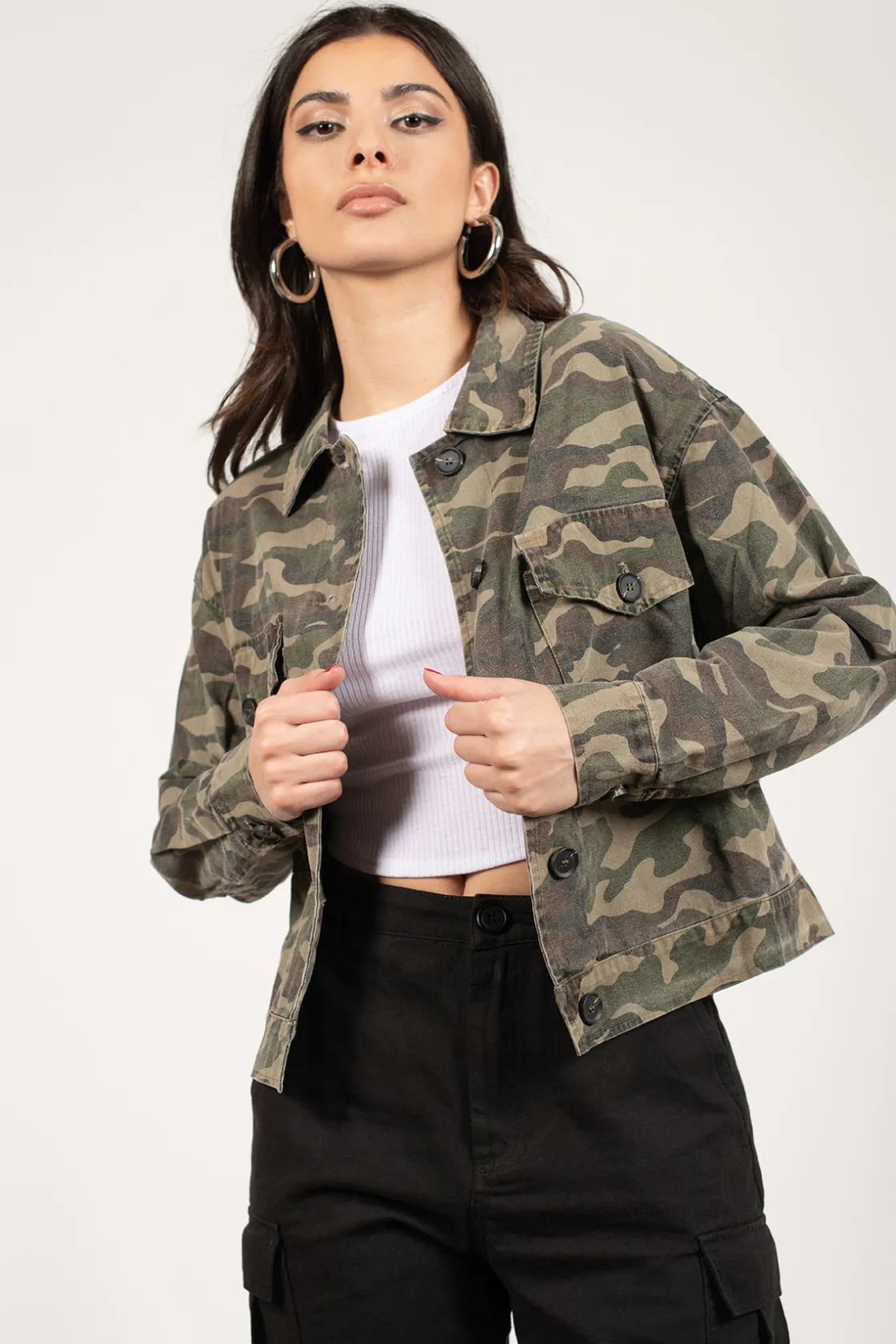 Tobi Odessa Camouflage Jacket -