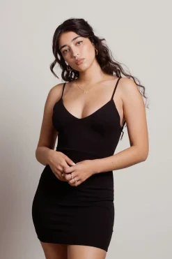 Tobi Oliver Backless Bodycon Mini Dress