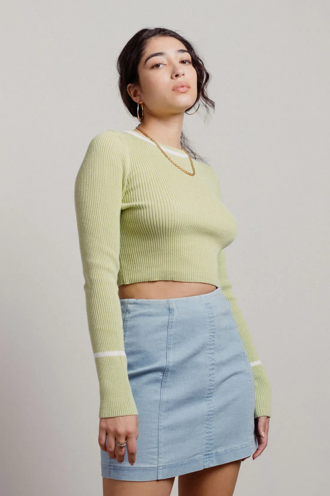 Tobi Olsen Ribbed Sweater -