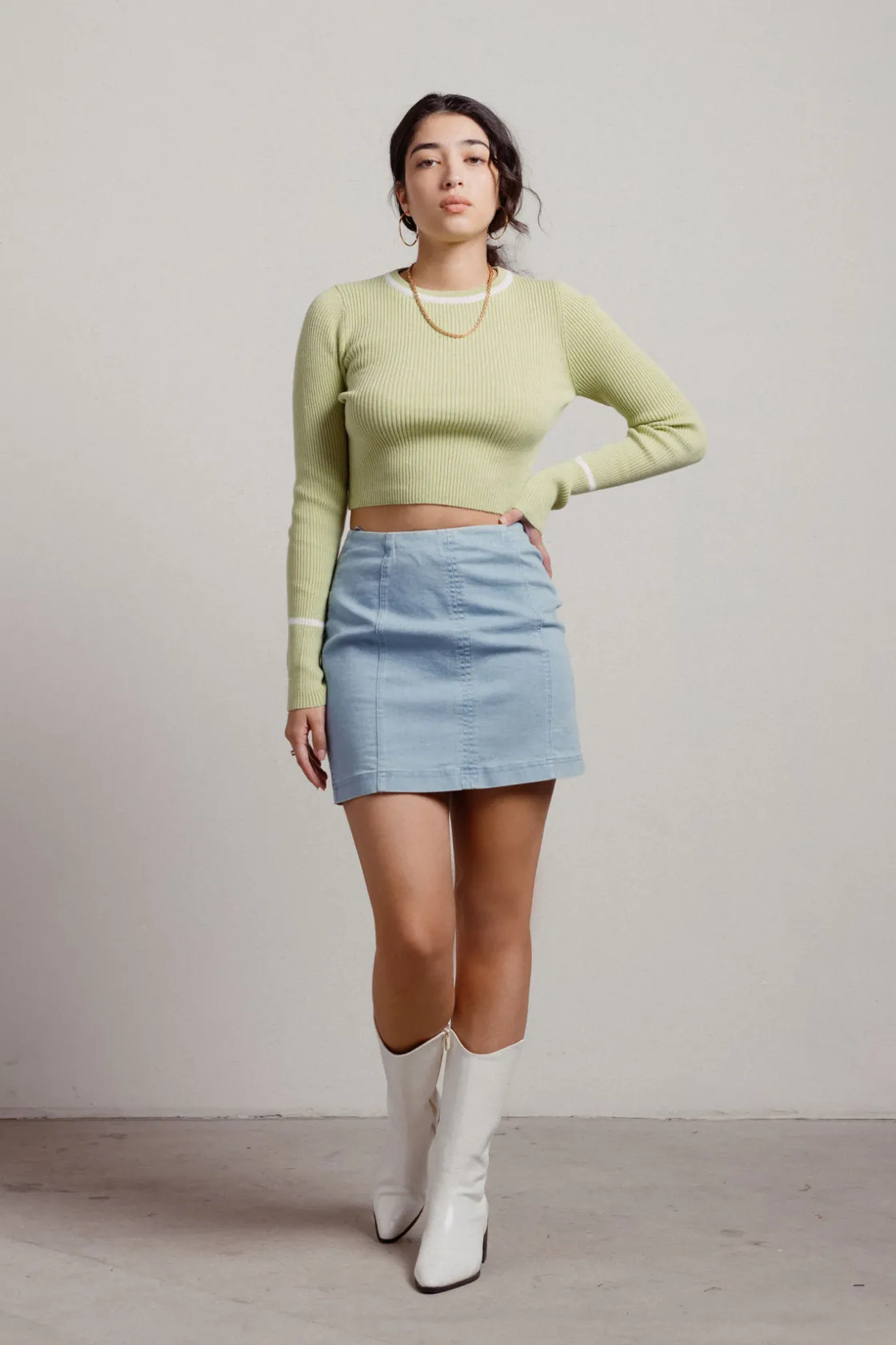 Tobi Olsen Ribbed Sweater -
