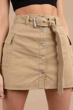 Tobi On Duty Cargo Mini Skirt -
